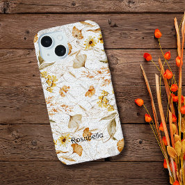 Wild Woodlands Botanicals Personalize Name iPhone 15ケース