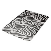 Wild Zebra Bathroom Mat バスマット (アングル)