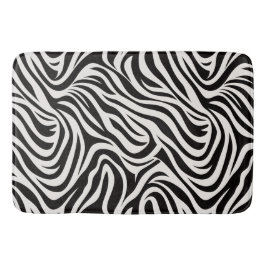 Wild Zebra Bathroom Mat バスマット