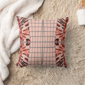 Wildcat Matrix - Bengal Cat Leopard Pink Pillow クッション (ブランケット)