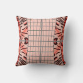 Wildcat Matrix - Bengal Cat Leopard Pink Pillow クッション (裏面)