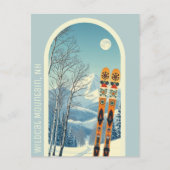 Wildcat Mountain New Hampshire ski Postcard ポストカード (正面)