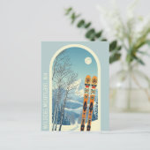 Wildcat Mountain New Hampshire ski Postcard ポストカード (スタンド正面)