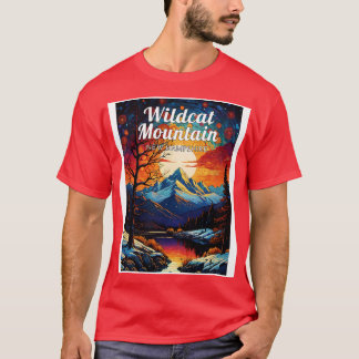 Wildcat mountain new hampshire usaスキー1 tシャツ