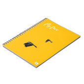 Wilde4life NoteBook 'Flyby on yellow' ノートブック (左側)
