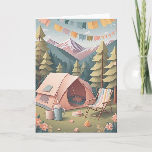 Wilderness Birthday Adventure カード (正面)