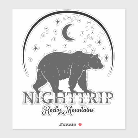 Wilderness Exploration "Nighttime" Rocky Mountain シール (シート)