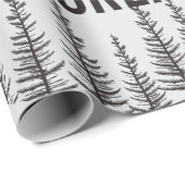 Wilderness Explorer Station Wagon Canoe Trees ラッピングペーパー (ロールコーナー)