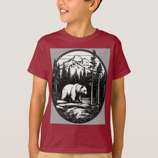 Wilderness Pines Logo Tシャツ (正面)