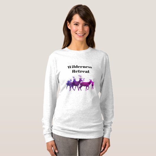 Wilderness Retreat Long Sleeves Top Tシャツ (正面フル)