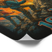 Wilderness Trekking Expedition 1995 Vintage Style ポスター (角)