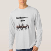 Wilderness Vibes Long Sleeves Top Tシャツ (正面)