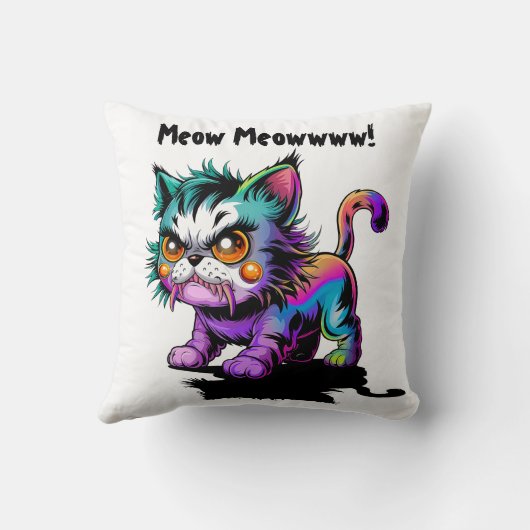 Wildes Kätzchen クッション (裏面)