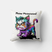 Wildes Kätzchen クッション (正面)