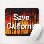 Wildfiresか救らのカリフォルニア マウスパッド (マウス)