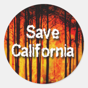 Wildfiresか救らのカリフォルニア ラウンドシール
