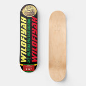 WILDFIYAH JMT OFFICIAL (C) 8 1/4" スケートボードデッキ (正面)
