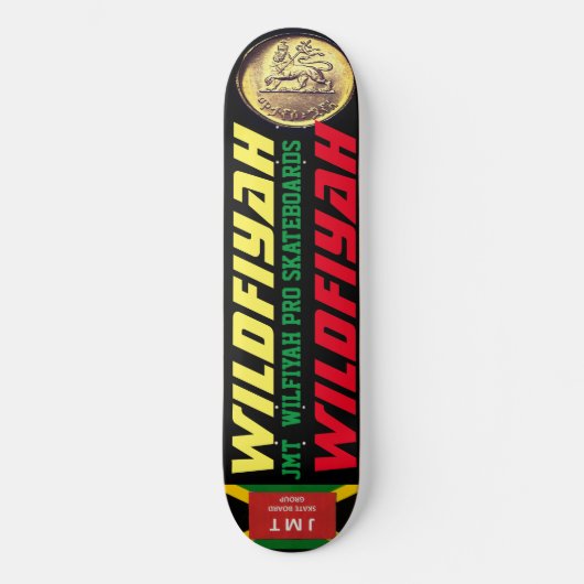 WILDFIYAH JMT OFFICIAL (C) 8 1/4" スケートボードデッキ (正面)