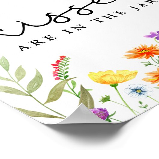 Wildflowerのゲームキスの数カラフルを推測 ポスター (角)