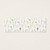 Wildflowerエレガント氏の結婚ウェブサイトRSVP (裏面)