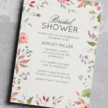 Wildflowerシンプルのブライダルシャワー、結婚Wildflowerの