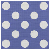 WILDFLOWER -クラシック水玉模様オン航海のブルー ファブリック (クローズアップ)