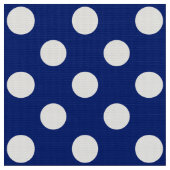 WILDFLOWER -クラシック水玉模様オン航海のブルー ファブリック (クローズアップ)