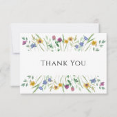 Wildflower サンキューカード (正面)