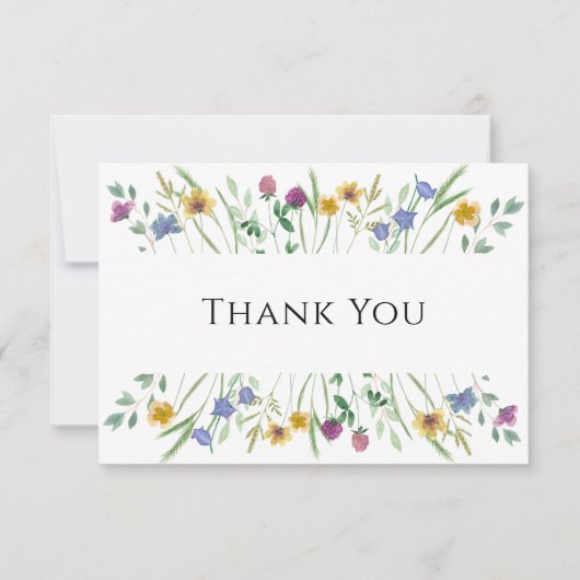 Wildflower  サンキューカード (正面)