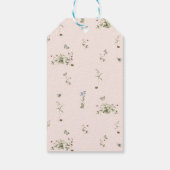 Wildflower | ベビーシャワーのサンクスギフトタグ ギフトタグ (裏面)