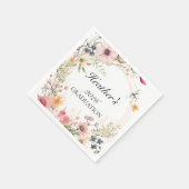 Wildflower 卒業式 スタンダードカクテルナプキン (角)