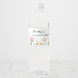 Wildflower 卒業式 ペットボトルラベル