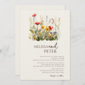 Wildflower  招待状 (正面/裏面)