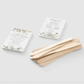 Wildflower | 結婚式プログラムハンドファン ハンドファン (組立なし)