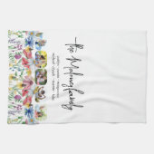 Wildflower 5素朴写真家名名 キッチンタオル (横)