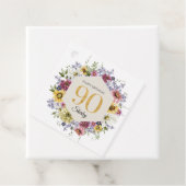 Wildflower 90歳の誕生日 フェイバータグ (インサイチュ)