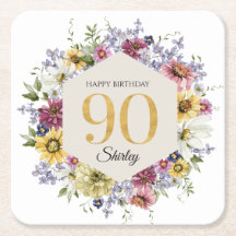 Wildflower 90歳の誕生日 名前入り