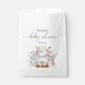 Wildflower and lamb - ベビーシャワー フェイバーバッグ (正面)