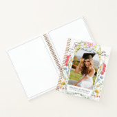 Wildflower Arch Photo Graduation Guest Book ノートブック (内部)
