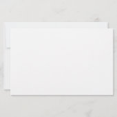 Wildflower Baby Advice Predictions Card (裏面)