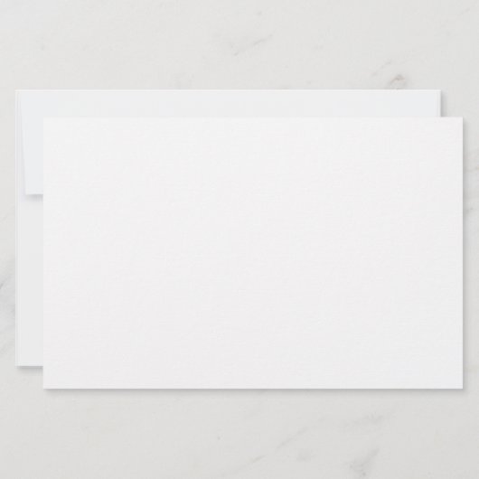 Wildflower Baby Advice Predictions Card (裏面)