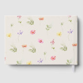Wildflower Baby in Bloom Baby Shower ゲストブック (裏面)