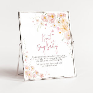 Wildflower Baby in Bloom Don't Say Baby ポスター