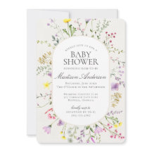 Wildflower Baby in Bloom Floral Baby Shower