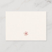 Wildflower Baby Shower Books for Baby カード (裏面)