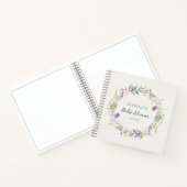 Wildflower Baby Shower Guest Book ノートブック (内部)