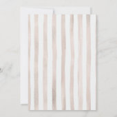 Wildflower Baby Shower Invitation Girl 招待状 (裏面)