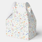 Wildflower Baby Shower Napkins フェイバーボックス (裏面)
