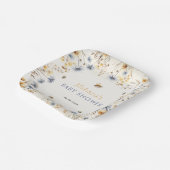 Wildflower Baby Shower Spring  ペーパープレート (傾斜あり)