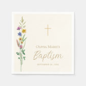 Wildflower Baptism  スタンダードカクテルナプキン (正面)